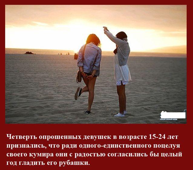 Интересные факты о поцелуях. Разное.